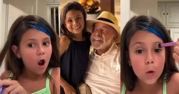 Bisneta de Lula aparece em vídeo gravado no Palácio da Alvorada